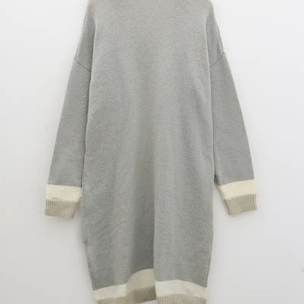 Cardigan Color-Block Long Sleeve Open Front Cardi… - image 4